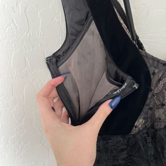 For Love and Lemons Jourdan Lace Mesh Mini Dress Size Medium NEW NWT - Picture 5 of 9